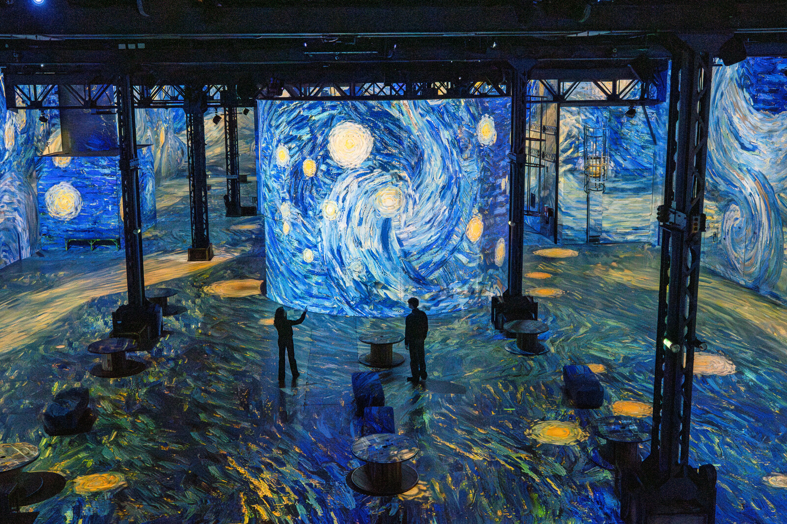 nuit étoilée van gogh atelier