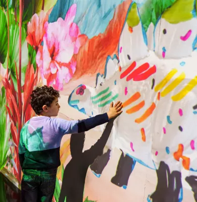 dinosaure atelier projection enfant