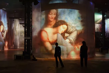 projection De Vinci atelier 