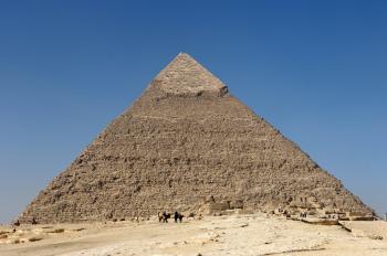 The Pyramid of Khafre, son of Cheops