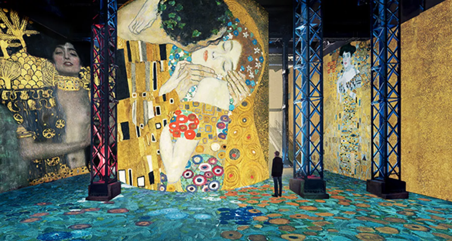 Exhibition Gustav Klimt in Paris | Atelier des Lumières
