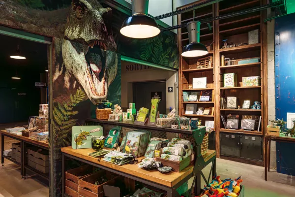 boutique produits dérivés dinosaures