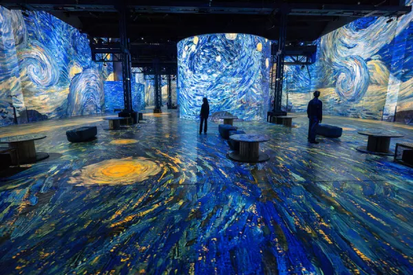 Van Gogh projection art