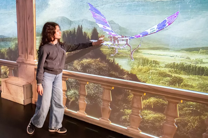 machine volante projection vinci